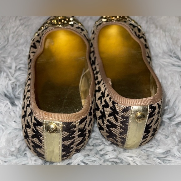 Michael Michael Kors - Signature Ballet Flats Big Girls Size 4 - Picture 5 of 7